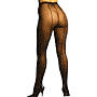 TT12 Fishnet Seamed Tights